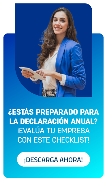 Checklist Declaración Anual - Barra Lateral