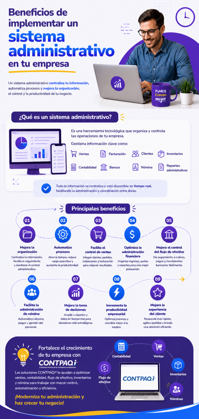 Beneficios de implementar un sistema administrativo en tu empresa