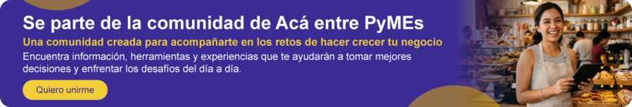 Comunidad Acá entre PyMEs Comunidad Acá entre PyMEs