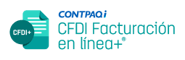 Logo CONTPAQi Factura en Línea+®