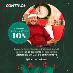 10% cambio de licenciamiento