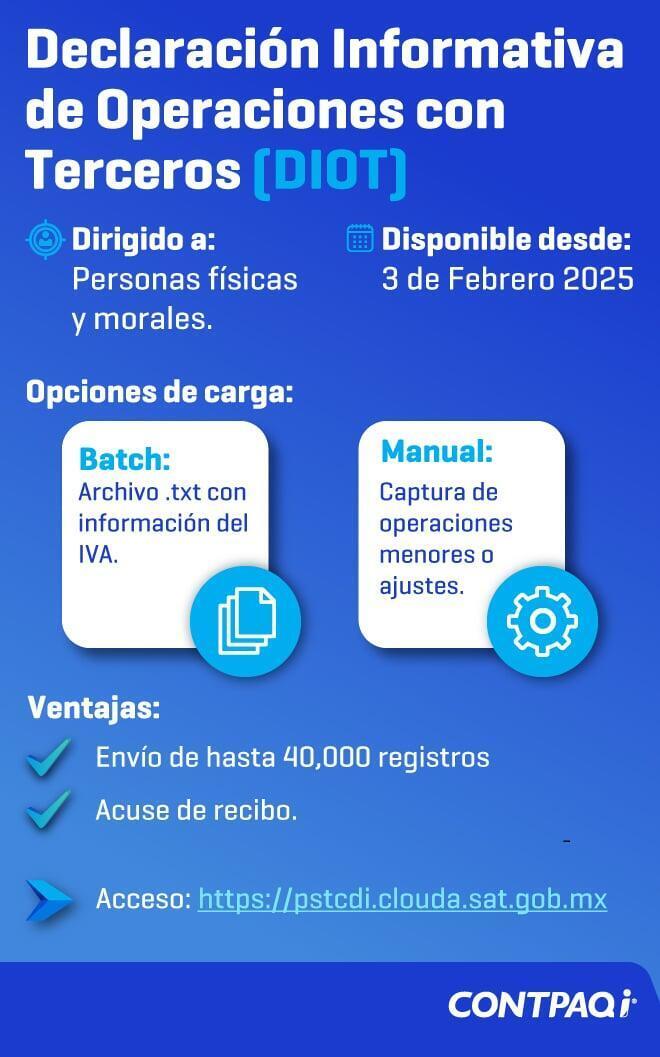 ¿Cómo llenar correctamente la DIOT en 2025?