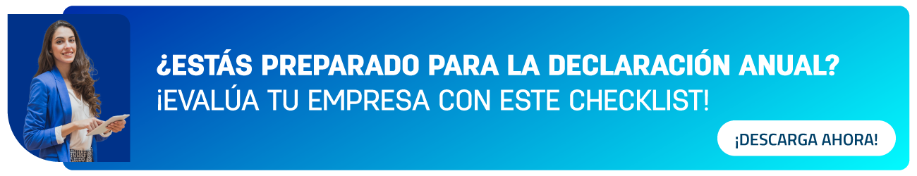 CTA CHECKLIST Declaracion Anual