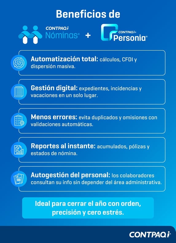 beneficios de un sistema de nóminas