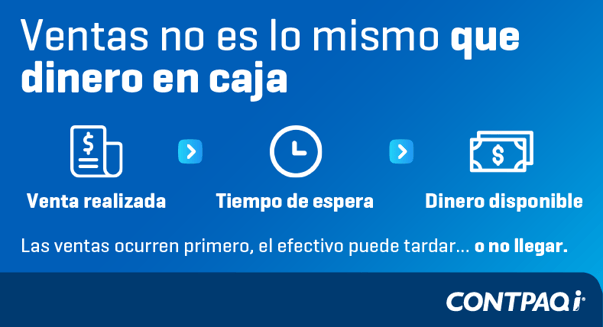 diferencia entre ventas y dinero en caja