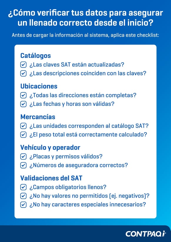 como verificar tus datos de carta porte