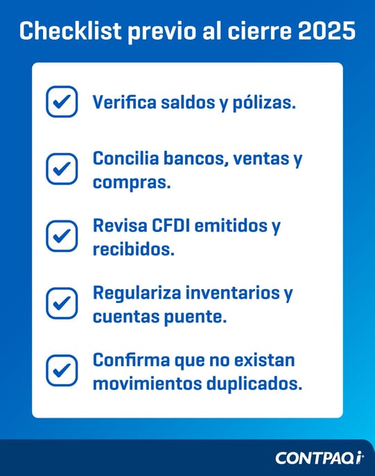 checklist año fiscal