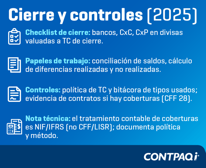 Cierre contable y controles 2025
