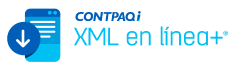 Logo CONTPAQi XML en Línea+®