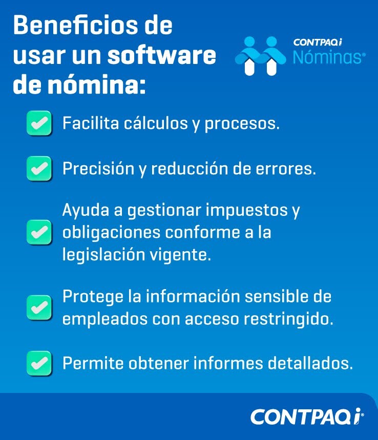 Beneficios de un software de nómina subsidio