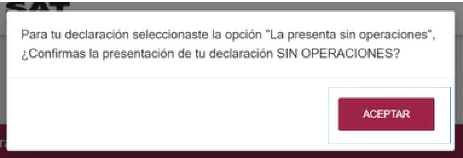 DIOT: La presenta sin operaciones
